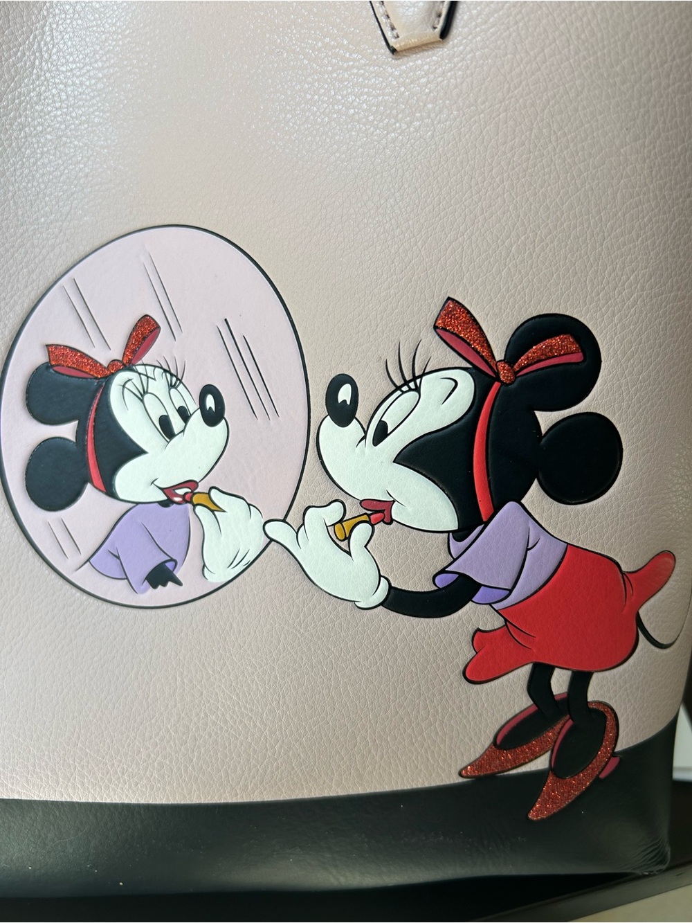 Kate Spade x Disney Minnie Mouse Large Reversible Tote Bag & Wallet Bundle EUC - Picture 2 of 15